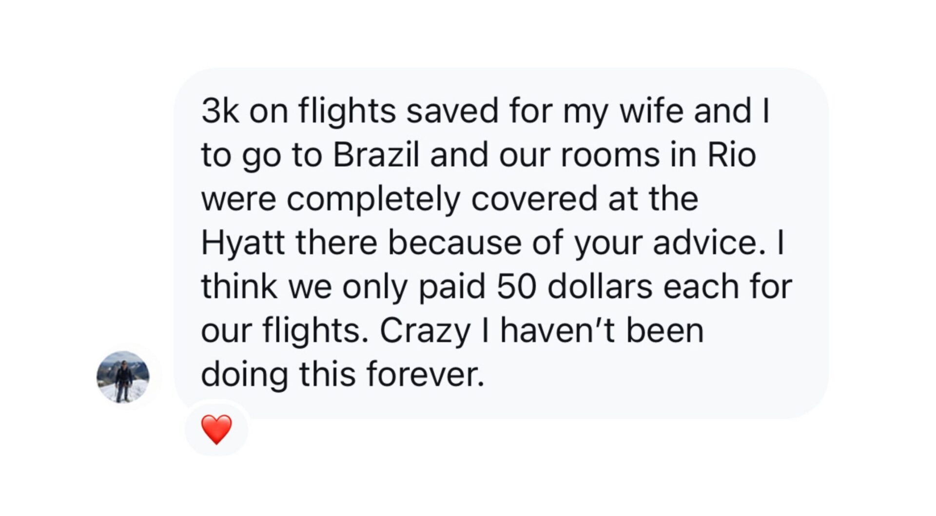 Family travel consulting testimonials alongside photos of travel documents and planning sessions.